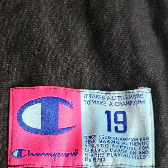 Blue & Pink Reverse Weave Champion Sweatshirt XS Extra Small - Picture 14 of 14